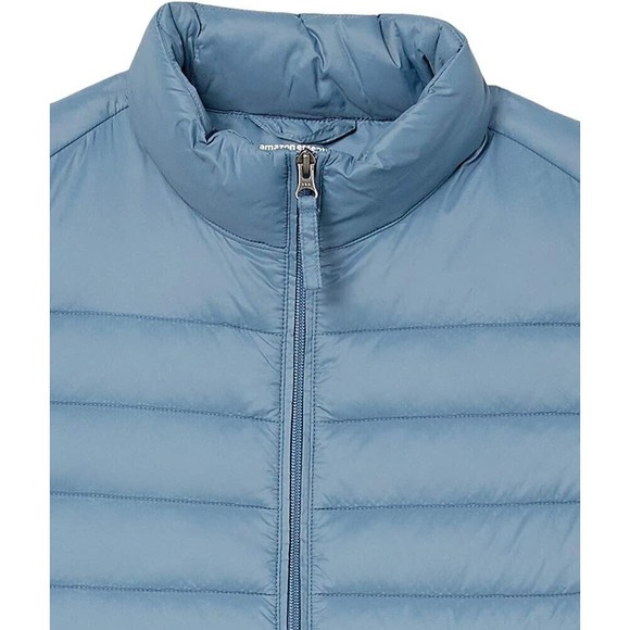Mens Vest XL Blue Puffer Lightweight Water Resistant Packable - Picture 7 of 8